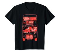 Kids London Calling Bus 12 Dulwich Vintage British Transport T-Shirt