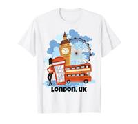Kids London England UK Souvenir Kings Guards Boy Girls T-Shirt