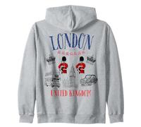 Kids London Great Britain British Souvenir Bus Cab Girl Boys Zip Hoodie
