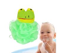 Kids Loofah - Shower Mesh Puff, Baby Bath Ball | Cartoon Character Washing Tool, Colorful Lightweight Body Buffer for Sensitive Skin Cleansing Experience for Toddler Hygiene Practice