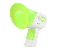 Kids Loudspeaker Voice Changer Toy Compact Multi Voice Amplifier Plastic Green Blue Orange 10x7x3cm (Green)