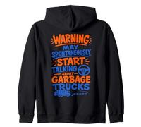 Kids Love Garbage Trucks Boy Trash Day Zip Hoodie
