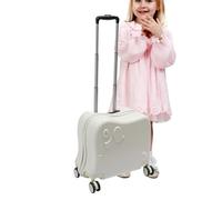 Kids Luggage with Wheels Adjustable Handle Cute Portable