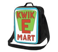 Kids Lunch Bag Kwik E Mart Simpsons Logo Insulated Tote Box for Girls Boys Back to School