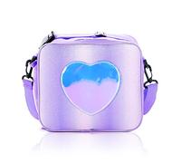 Kids Lunch Bag,Leakproof Thermal Lunch Bag for Girls Rainbow Glitter Portable Lunch Cooler Bag Insulated Tote Lunch Bag for Kids Work School Picnic Camping