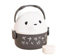 Kids Lunchbox Containers - Lovely Bear Shaped Insulated Lunch Box,Microwave Safety Reusable Cooler Lunch Box with Handle for Office Work School Picnic Beach