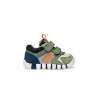 Kids Lupidoo Touch 'n' Close Trainers Blue/Green