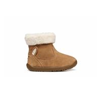 Kids Macchia Ankle Boots with Faux Fur Lining Cognac