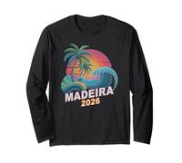Kids Madeira 2026 Trip Beaching Vacay BFF Mom Daughter Crew Long Sleeve T-Shirt