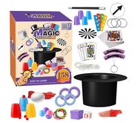 Kids Magic Kit - Simple Trick Collection, Card Toys, Step By Step Video Instructions | Educational Fun Activity For Ages 6 12, Girls Boys , Party Entertainment, Creativity Building