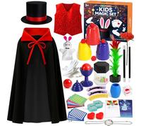 Kids Magic Set - Magic Tricks with Magic Hat & Kids Magician Costume
