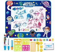 Kids Magic Water Drawing Mat (100x75cm) - Large No-Mess Water Doodle Pad, Safe Educational Writing Carpet Toy for Toddlers