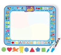 Kids Magic Water Drawing Mat (100x75cm) - Large No-Mess Water Doodle Pad, Safe Educational Writing Carpet Toy for Toddlers