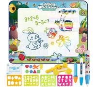 Kids Magic Water Drawing Mat - 100x75cm Large Water Doodle Pad, Safe No-Mess Writing Board & Carpet, Educational Toddler Toy