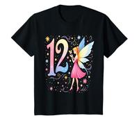 Kids Magical Fairy Princess 12nd Birthday Girl T-Shirt