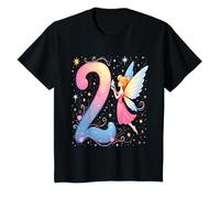 Kids Magical Fairy Princess 2nd Birthday Girl T-Shirt