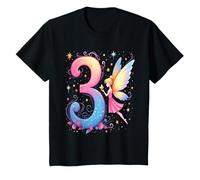 Kids Magical Fairy Princess 3nd Birthday Girl T-Shirt