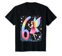 Kids Magical Fairy Princess 6nd Birthday Girl T-Shirt