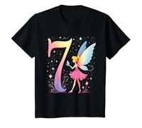 Kids Magical Fairy Princess 7nd Birthday Girl T-Shirt