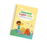 Kids Magical Grooved Handwriting Book Letter/Number/Art Drawing/Addition and Subtraction for Preschooler Toddler English Language Learning Copybook