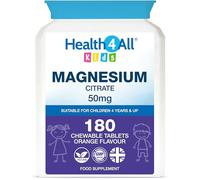Kids Magnesium 180 Chewable Tablets for Children 4+, Sleep & Stress Support