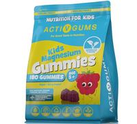 Kids Magnesium Citrate Gummy | Vitamin C | 180 Vegan Gummies | Age 5+ | With 1250mg Magnesium Citrate & 80mg Vitamin C | Mixed Berry | Bones & Energy Support | ActivGums®