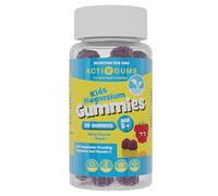 Kids Magnesium Citrate Gummy | Vitamin C | 30 Vegan Gummies | Age 5+ | With 1250mg Magnesium Citrate & 80mg Vitamin C | Mixed Berry | Bones & Energy Support | ActivGums®