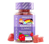 Kids Magnesium Gummies - 1 Month Supply - 546 Mg Magnesium Citrate Providing 60 mg Elemental - Easy to Chew & Tastes Great - Alternative to Magnesium Glycinate - 30 Gummies - Novomins