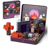 Kids Magnetic Blocks Travel Set: 49pcs Explorer Iron Case On-the-Go Fun