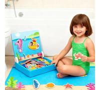 Kids Magnetic Board With Faces, Magnetic Dress Up Puzzle Game, Educational Facial Expression Learning Puzzle For Children, For Boys Girls Preschool Road Trip Car Airplane Travel Homeschool