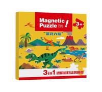 Kids Magnetic Game Set - Educational Magnet Jigsaw | Fun Parent-Child Engagement Travel Toy, Compact Lightweight Activity for Kids 2-6 Years, Fine Motor Skills and Imagination Builder