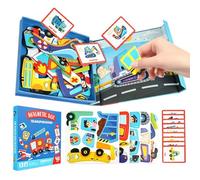 Kids Magnetic Puzzle | Early Learning Toy - Brain Teaser Puzzles | for Preschool Boys Girls Homeschool Daycare Centers Kindergarten Car Travel Home School Classroom Playroom Birthday