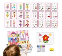 Kids Magnetic Storage Set, Character Outfit Maker, Visual Thinking Training Tool | Coordination Enhancement Game