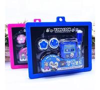 Kids Magnetic Writing Board Set - Erasable Drawing Pad with Marker & Cartoon Accessories, Reusable Educational Doodle Board for Toddlers, Mess-Free Learning Toy for Boys & Girls, Random Color, 20 x 16