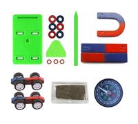 Kids Magnets Set for Student Science Learning Magnetic Levitation Kit - Magnets for Kids Including Bar/Ring/Horseshoe/Iron Filings