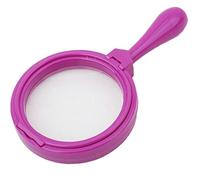 Kids Magnifying Glass, Plastic Handheld Jumbo Magnifiers with Stand, Exploration Play Magnifier for Children