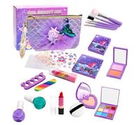 Kids Makeup Bag | Washable Beauty Game - Makeup Game Kit for | for Kindergarten Dressing Table Birthday Party Home