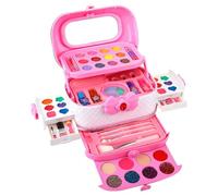 Kids Makeup Set - 26-Piece Washable Beauty Kit Girls, Educational Role-Playing Activity, Fun Creative Cosmetic Toys, Child-Friendly nontoxc Materials, Organized Box Storage | Ideal Preschoolers Ages