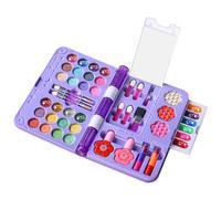 Kids Makeup Set - Washable Make Up Toys - Princess Cosmetic Kit | for Children Teens Daughters Birthday Costume Party Holiday Indoor Activities School Plays Home Travel