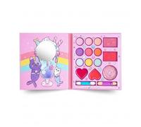 Kids Makeup Sets for Girls, 14 Colors Washable Children's Make Up Kit with Mirror, Non-Toxic Cosmetic Beauty Set for Kids Princess Pretend Play Games Toys Birthday Gift 130g