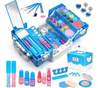 Kids Makeup Sets for Girls - Little Girls Makeup Kit Toy, Princess Beauty Play Makeup Set for Girls / Toddlers, Safe & Non Toxic Makeup for 4 5 6 7 8 9 10 Year Old Girl Christmas Birthday Gifts.