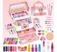 Kids Makeup Sets for Girls, Makeup for Kids, Children Makeup Sets For Girls Washable Make Up Set, Princess Play Games Toys Presents,Toddler Kid Stuff,Girl Birthday Gifts Set For Age4-12 Year Old