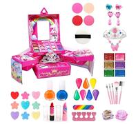 Kids Makeup Sets For Girls, Teenage Make Up Starter KitWashable & Real Makeup Set | Childrens Play Make Up, Presents Toys For Little Girl, Ages 3 4 5 6789 10 Year Old
