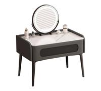 Kids Makeup ty Table with Lights 3 Lighting Modes Drawer Storage 50 cm Black Dressing Table Perfect for Bedroom or Window Corner Fun Playtime Activity