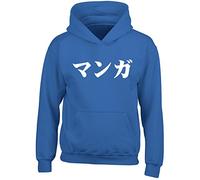 Kids Manga in Japanese Childrens Hoodie Blue