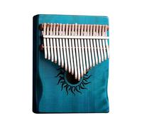 Kids Maple Wood 17-Key Kalimba Thumb Piano - Musical Instruments for School, Family Gathering, Home, and Outdoor Travel