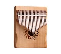 Kids Maple Wood 17-Key Kalimba Thumb Piano - Musical Instruments for School, Family Gathering, Home, and Outdoor Travel
