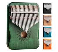 Kids Maple Wood 17-Key Kalimba Thumb Piano - Musical Instruments for School, Family Gathering, Home, and Outdoor Travel