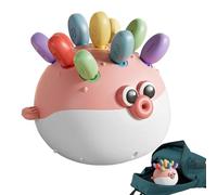 Kids Matching Game - Fine Motor Baby Toys, Educational Color and Number Learning Set, Preschool Activity for Boys and Girls, Homeschool, Teachers, Classroom Fun 5.51x5.31x4.92 Inches