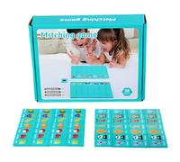 Kids Matching Puzzle - Wooden Card Logic Board Game, Early Learning Activity Toy | Preschool Reaction Training Hand Eye Coordination Home Travel Party Gift Boys Girls Age Three Plus